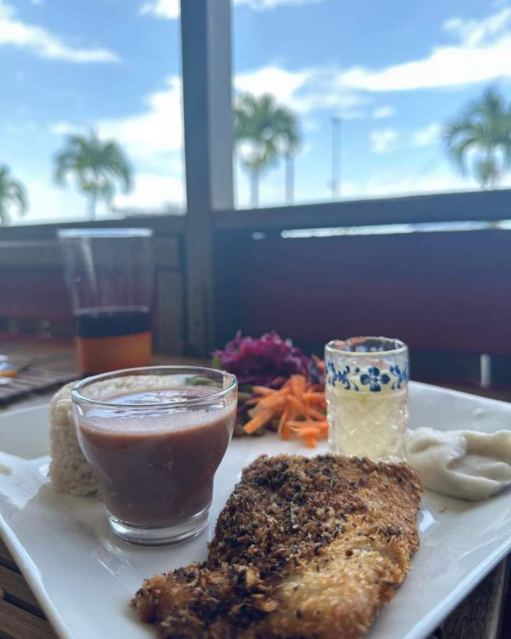 Repas raffiné en Martinique
