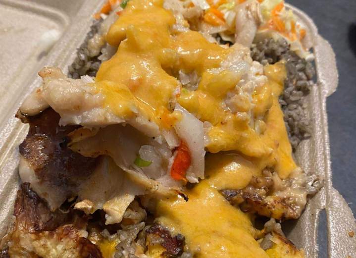 Repas préparé avec des ingrédients frais à emporter Martinique